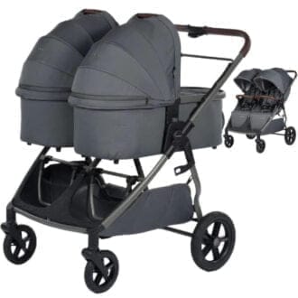 MAST voziček za dvojčke M.Twin X (Light) - komplet 2v1