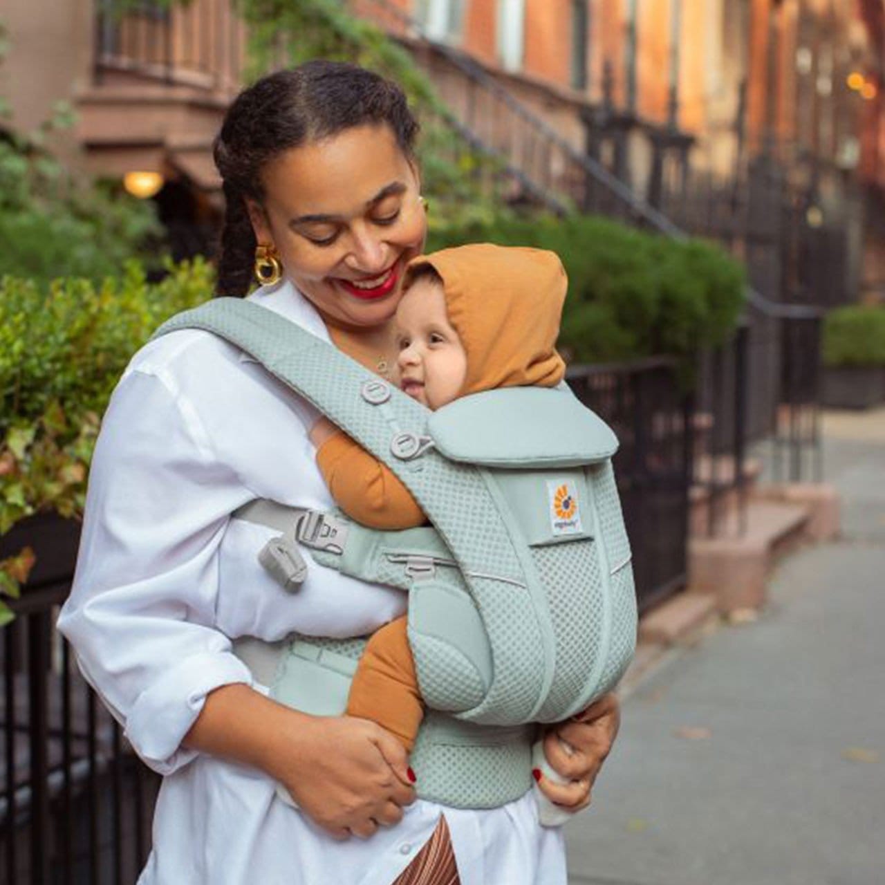 Nosilka Ergobaby OMNI Breeze Sage Green Ajatutaja