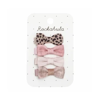 Rockahula špangice za lase - Leopard Love Mini Bow