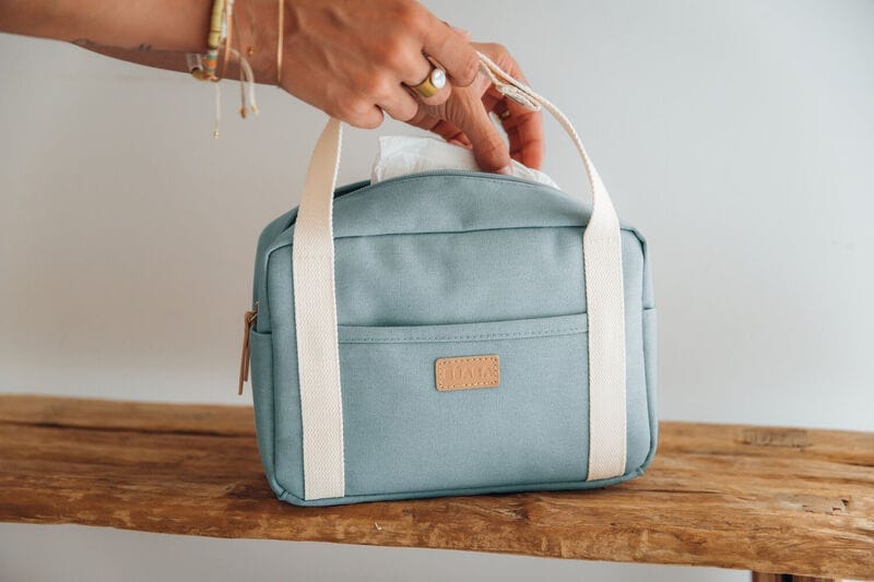 Organizator za voziček Beaba Mini Paris - Sage green - slika 3