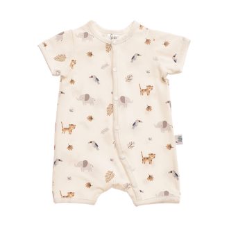 Poletni bombažni pajacek za dojenčka Sivili - Savana