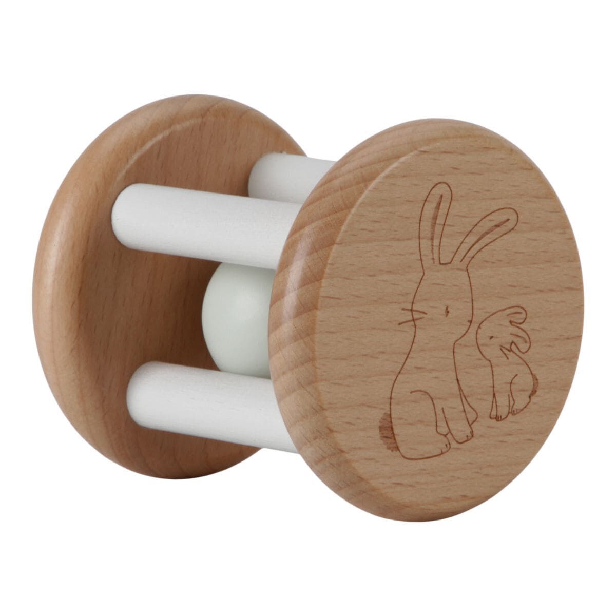 Lesena ropotuljica Little Dutch - Bunny - slika 2