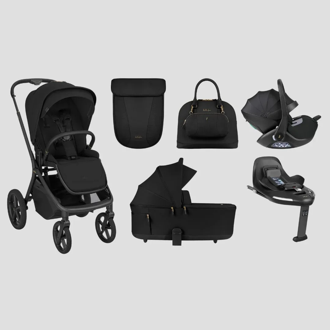 KikkaBoo® Goya Platinum komplet voziček 4v1 - Noire - Slika 2