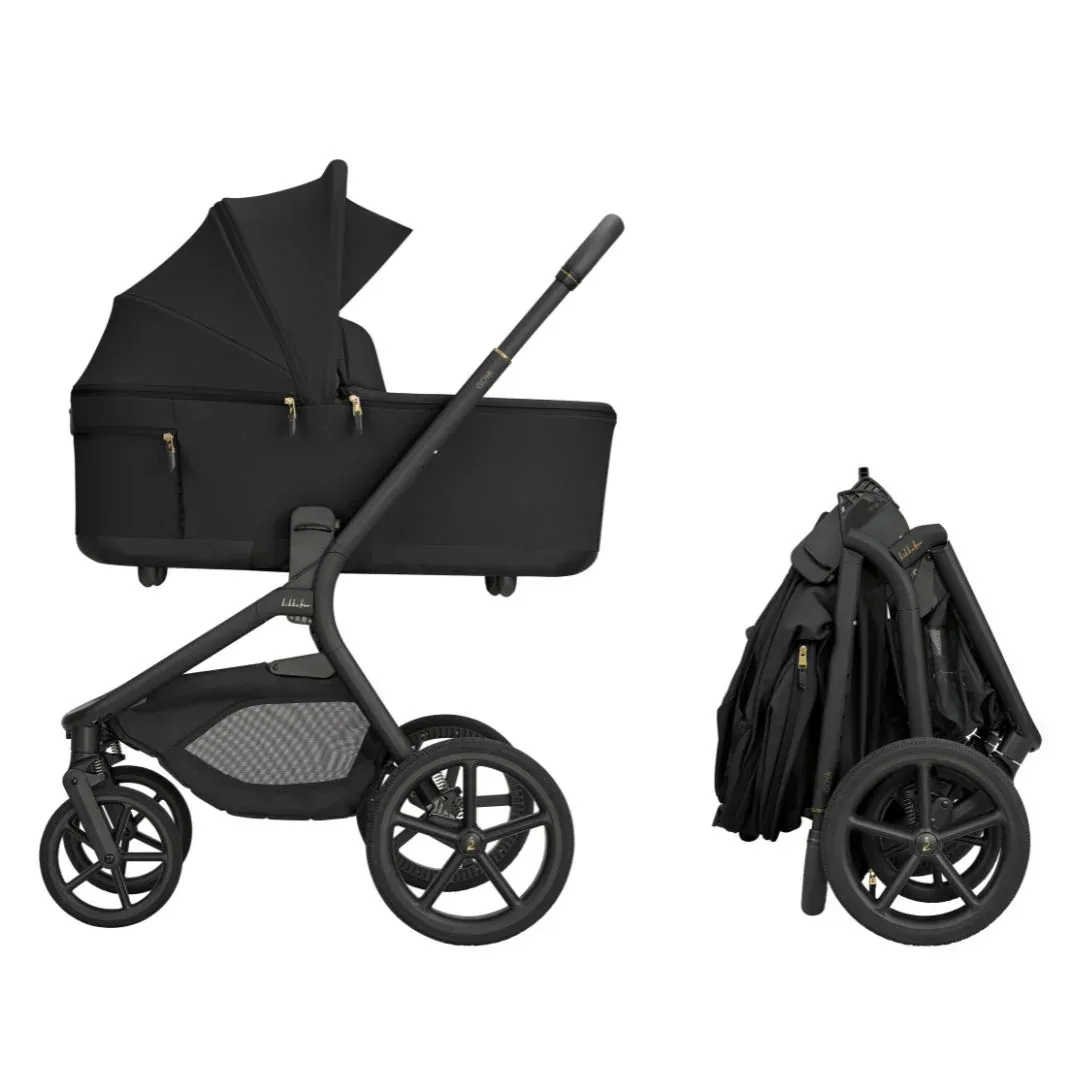 KikkaBoo® Goya Platinum komplet voziček 4v1 - Noire - Slika 8