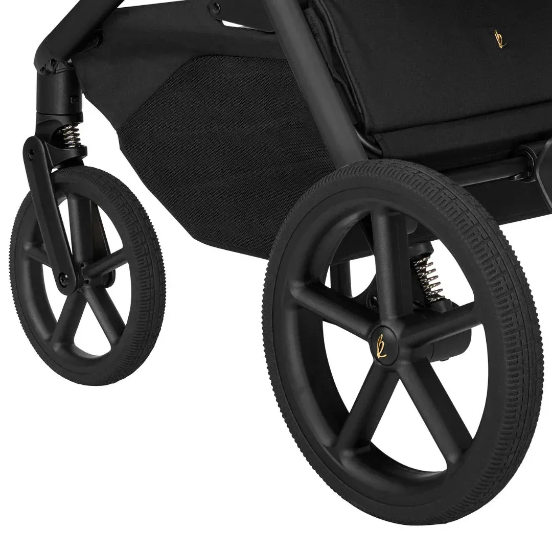 KikkaBoo® Goya Platinum voziček 2v1 - Noir - Slika 3