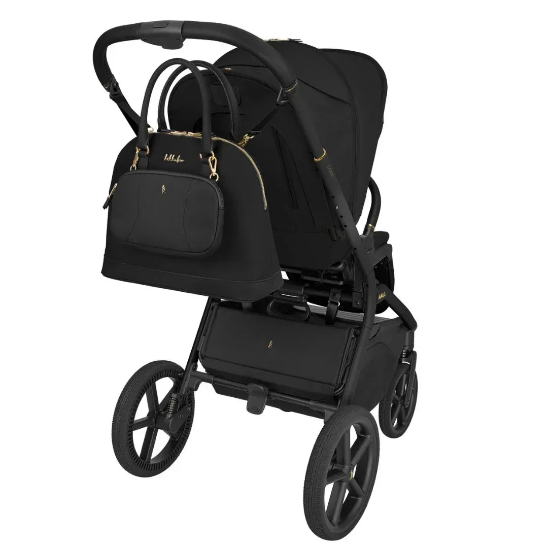 KikkaBoo® Goya Platinum komplet voziček 4v1 - Noire - Slika 4