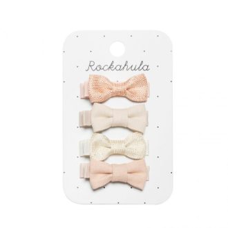 Rockahula špangice za lase - Flora Linen Mini Bow