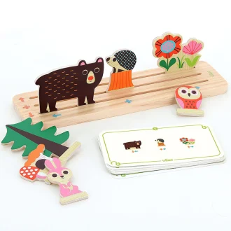 Lesena igra Vilac - prostorski vpogled Gozd