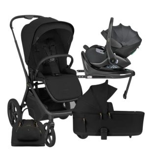 KikkaBoo® Goya Platinum komplet voziček 4v1 - Noire