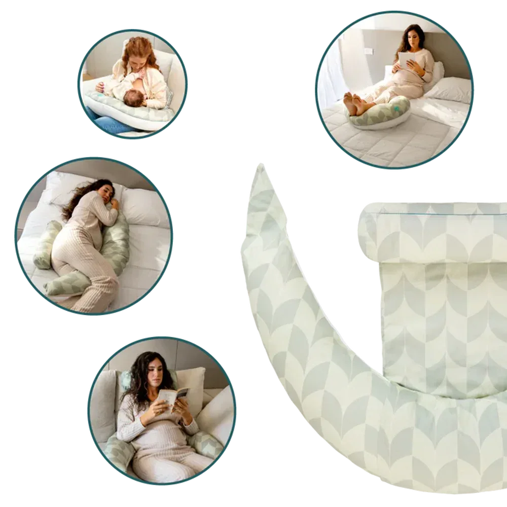 Koala Babycare® blazina za nosečnice Hug+ Comfy Fun Green - slika 3