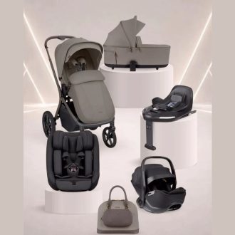KikkaBoo® Goya Platinum komplet voziček 5v1 - Mocca