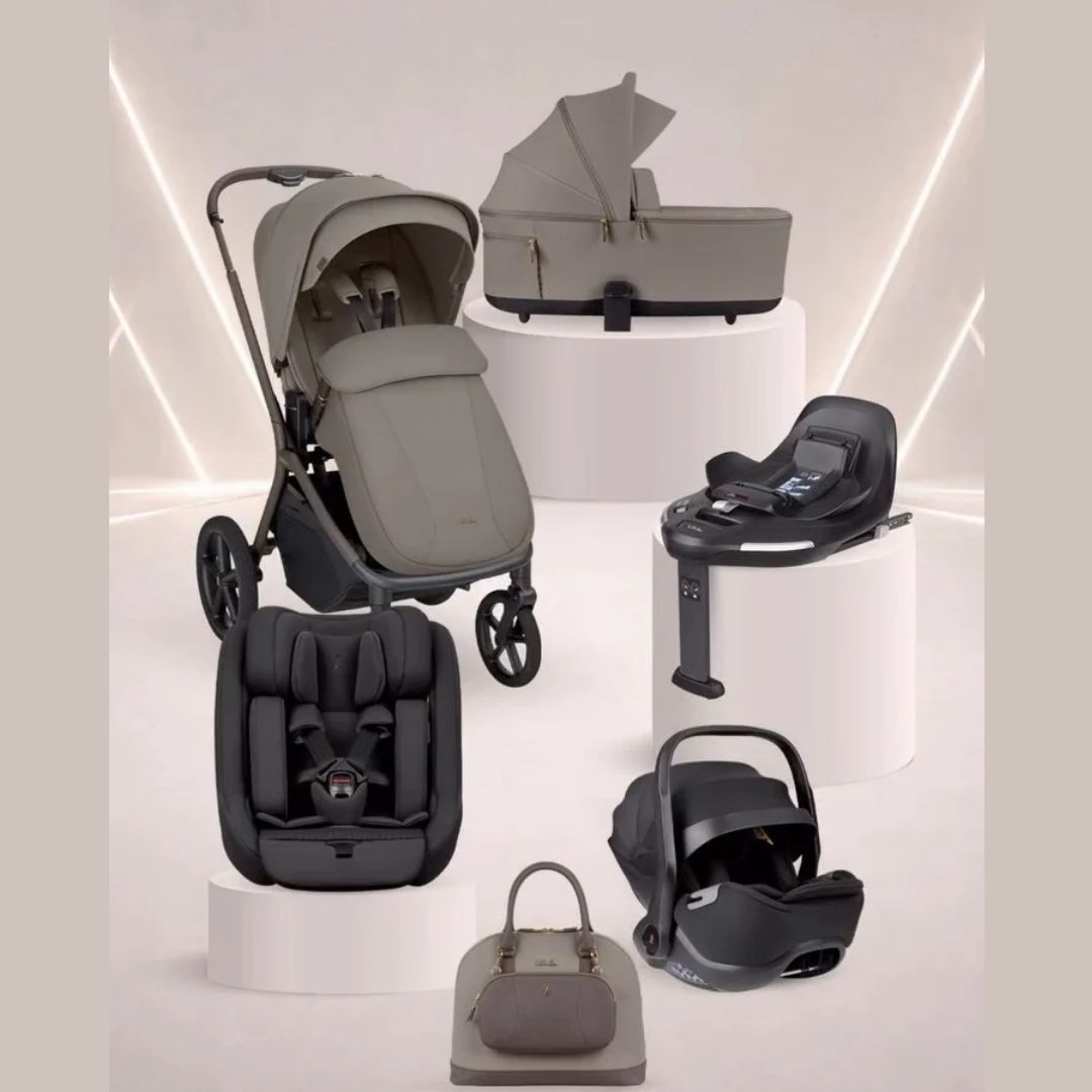KikkaBoo® Goya Platinum komplet voziček 5v1 - Mocca